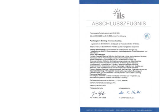 Mental Leader | Zertifkat | zertifizierter Psychologischer Berater & Business Coach (DVCT)